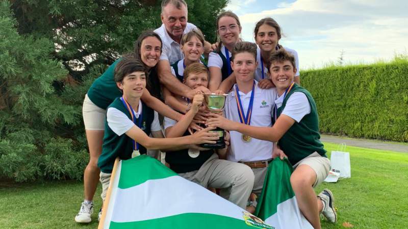  El Equipo Andaluz ganador del Campeonato de España de FF AA Infantil, ‘VIII Memorial Blanca Mayor’ - La Hacienda Alcaidesa Links Golf Resort