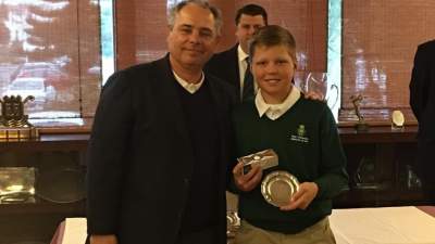 Imagen de Sebastián Desoisa y Cristina Albertazzi, ganadores del Puntuable Zonal Nacional de Playa Serena. | La Hacienda Alcaidesa Links Golf Resort