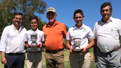 Imagen de Alberto Baños Ramos, de la Academia de Golf Alcaidesa, gana la prueba del Andaluz de Dobles Pitch&Putt de Golf. | La Hacienda Alcaidesa Links Golf Resort