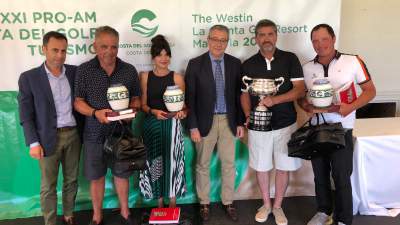 Imagen de El Equipo de Alcaidesa Golf vencedor de la XXI edición del Pro Am Costa del Golf Turismo en The Westin La Quinta Golf. | La Hacienda Alcaidesa Links Golf Resort