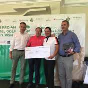 Imagen: El Equipo de Alcaidesa Golf vencedor de la XXI edición del Pro Am Costa del Golf Turismo en The Westin La Quinta Golf. | La Hacienda Alcaidesa Links Golf Resort