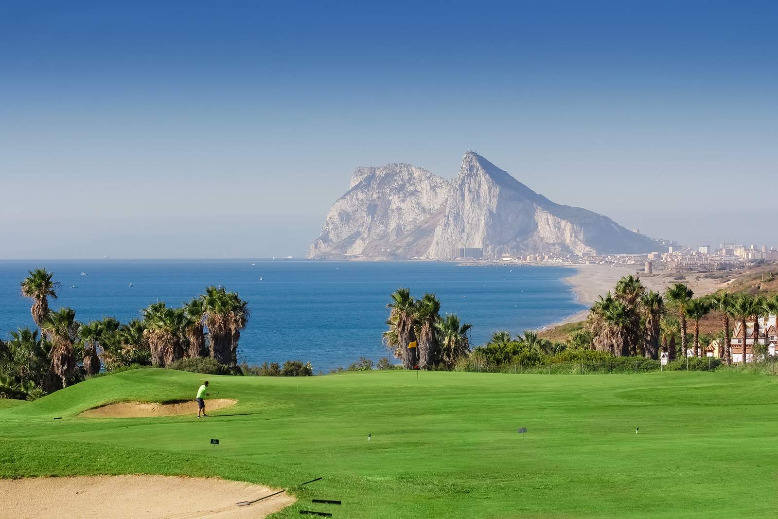 Kritik Misbruge Drastisk Alcaidesa Golf, a golf club with views to the sea, Gibraltar, Africa, in  the area of Sotogrande