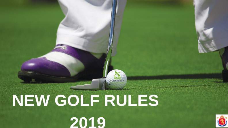  New Golf Rules from January 1, 2019. - La Hacienda Alcaidesa Links Golf Resort