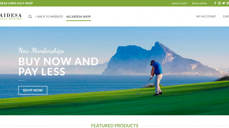  ALCAIDESA LINKS GOLF RESORT LAUNCH ITS SHOP ON LINE - La Hacienda Alcaidesa Links Golf Resort